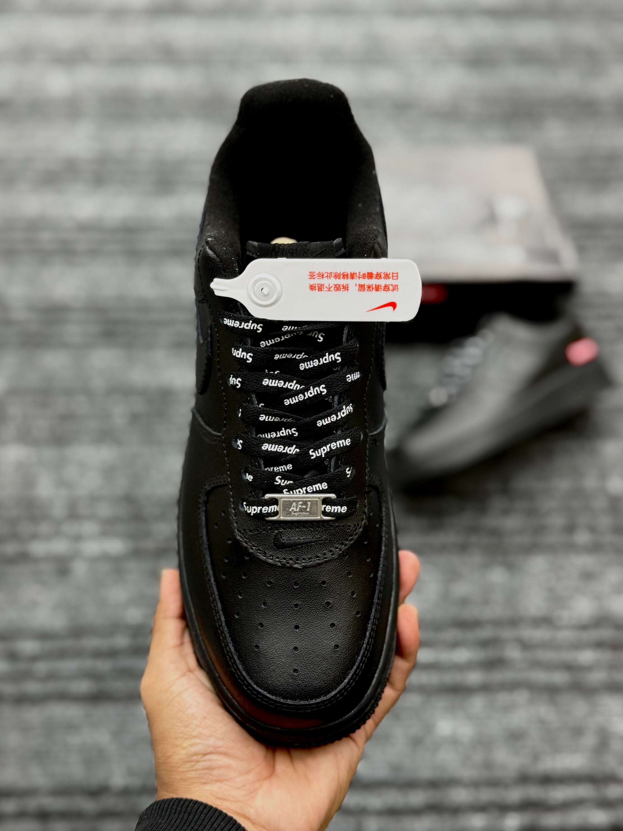 Air Force-1 Black Supreme