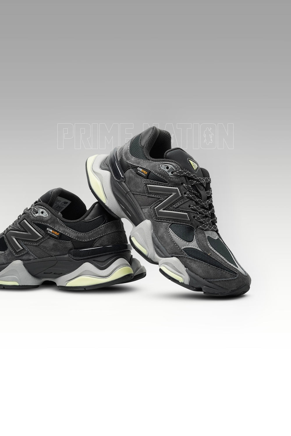 New Balance 9060 Black Cement Dry Lime