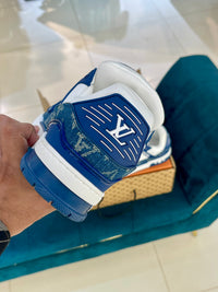 LV Trainer Blue Denim