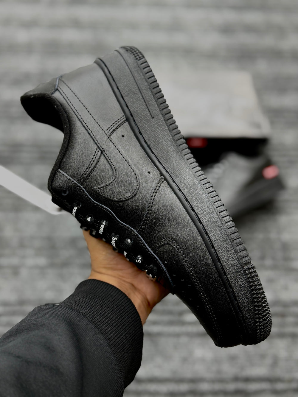 Air Force-1 Black Supreme