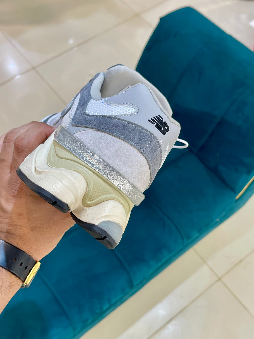 NB 9060 Youth Raincloud Casterlock Suede