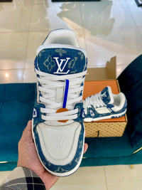 LV Trainer Blue Denim