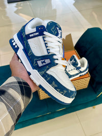 LV Trainer Blue Denim