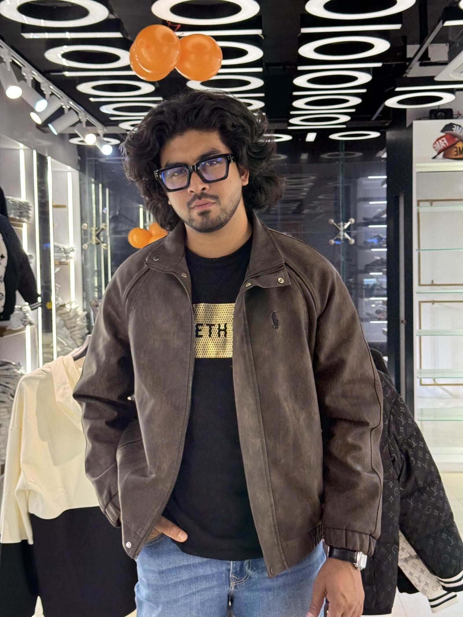 Chocolate Ralph Lauren Leather jacket-9911