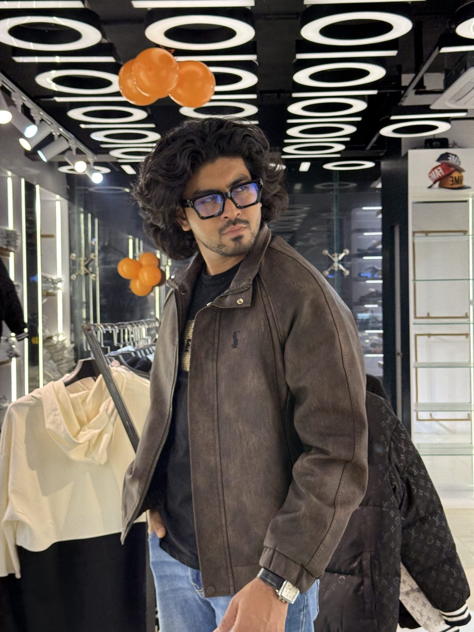 Chocolate Ralph Lauren Leather jacket-9911