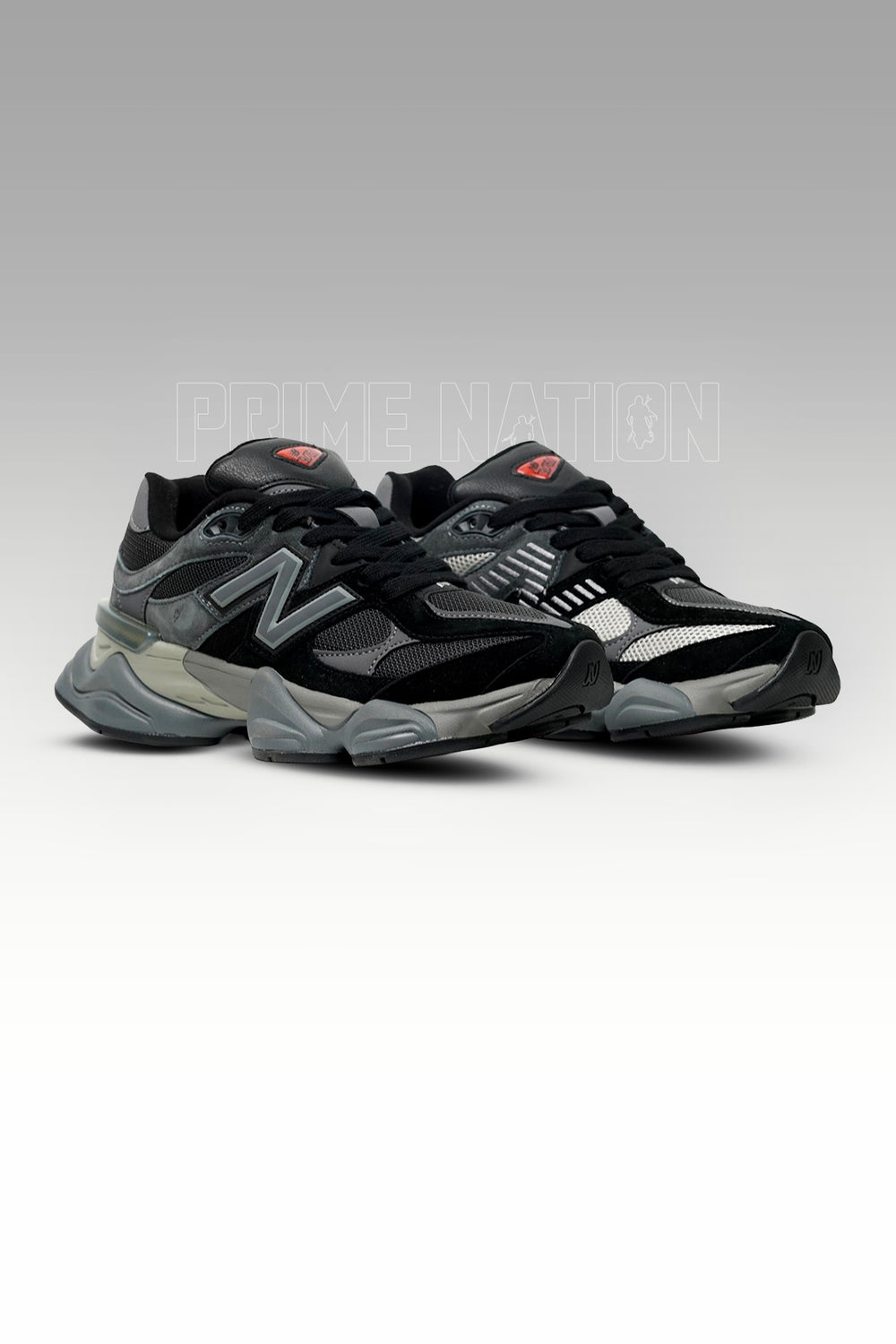 NB 9060 Black Castlerock Grey Accents