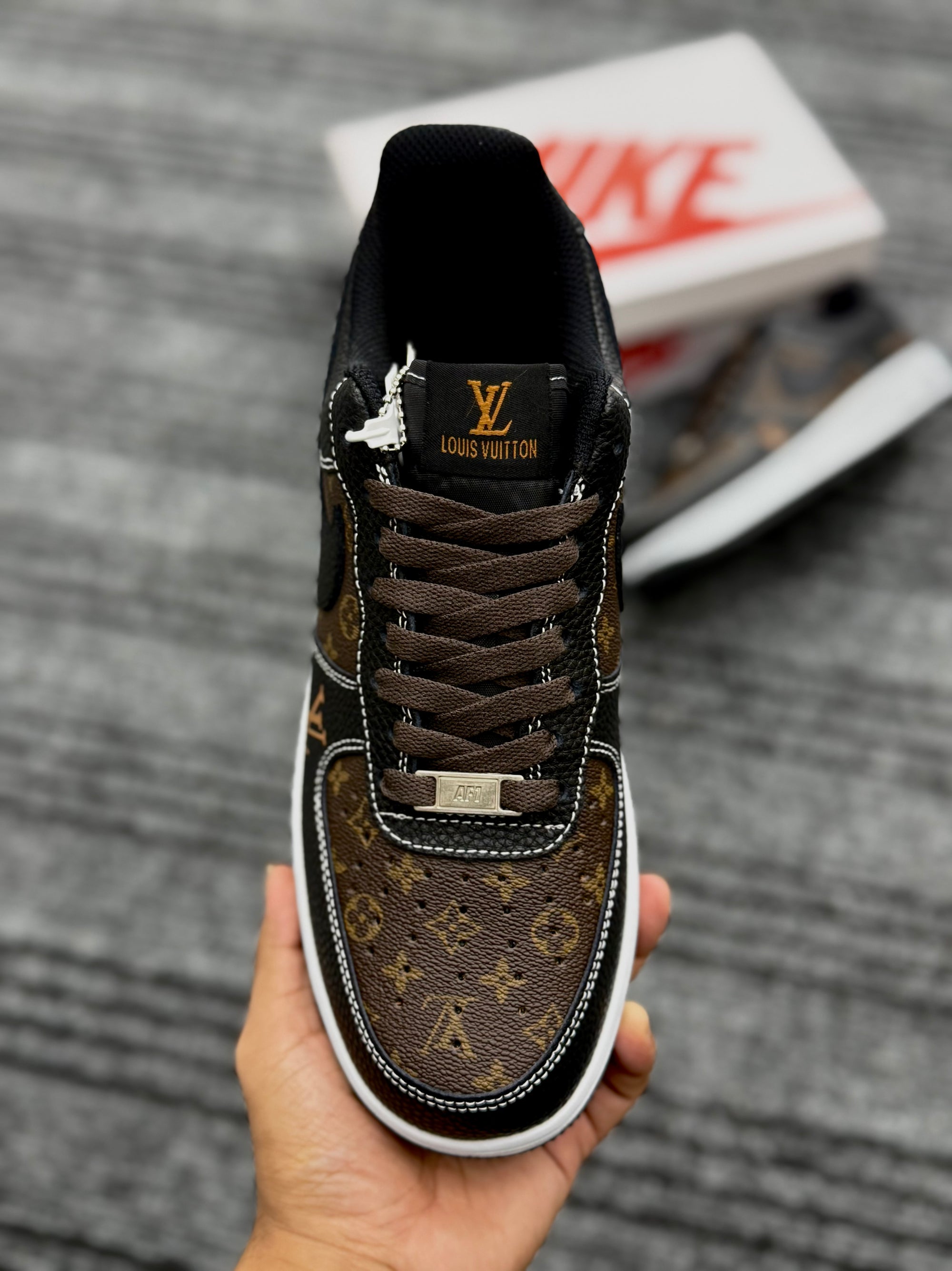 Air Force-1 LV Brown Black