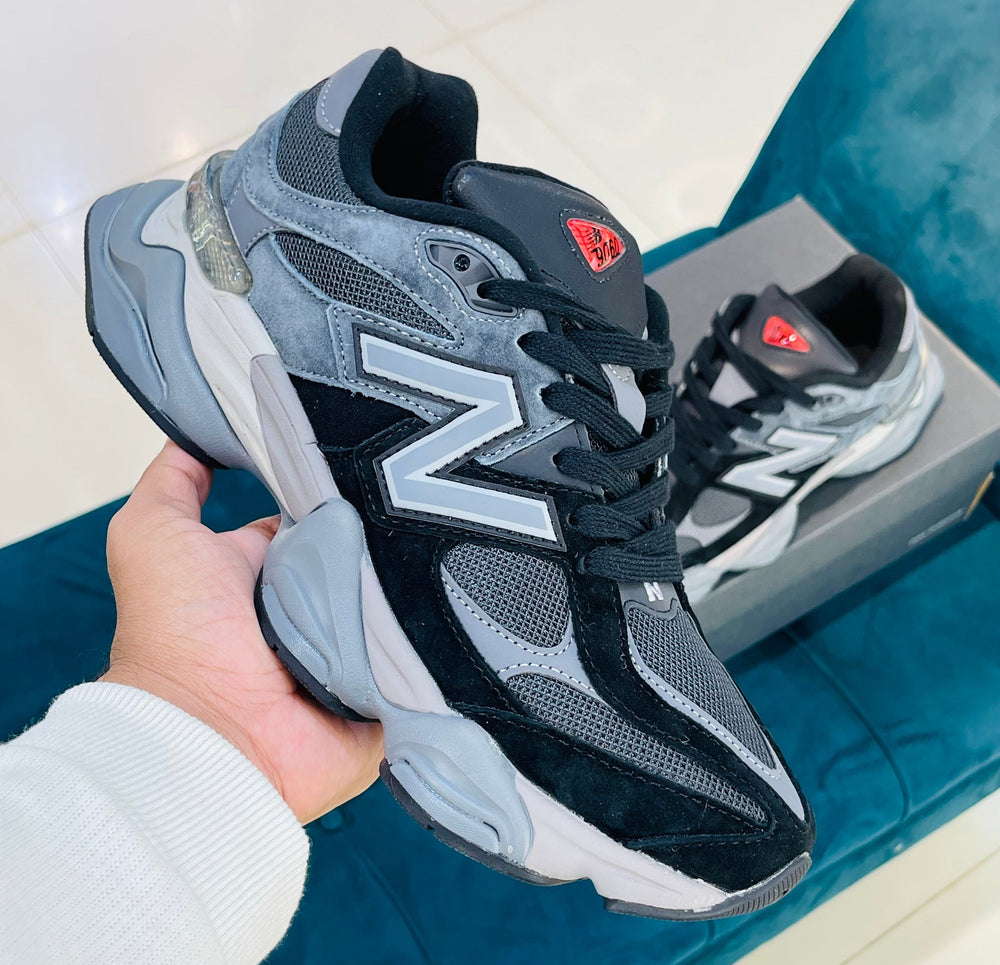 NB 9060 Black Castlerock Grey Accents