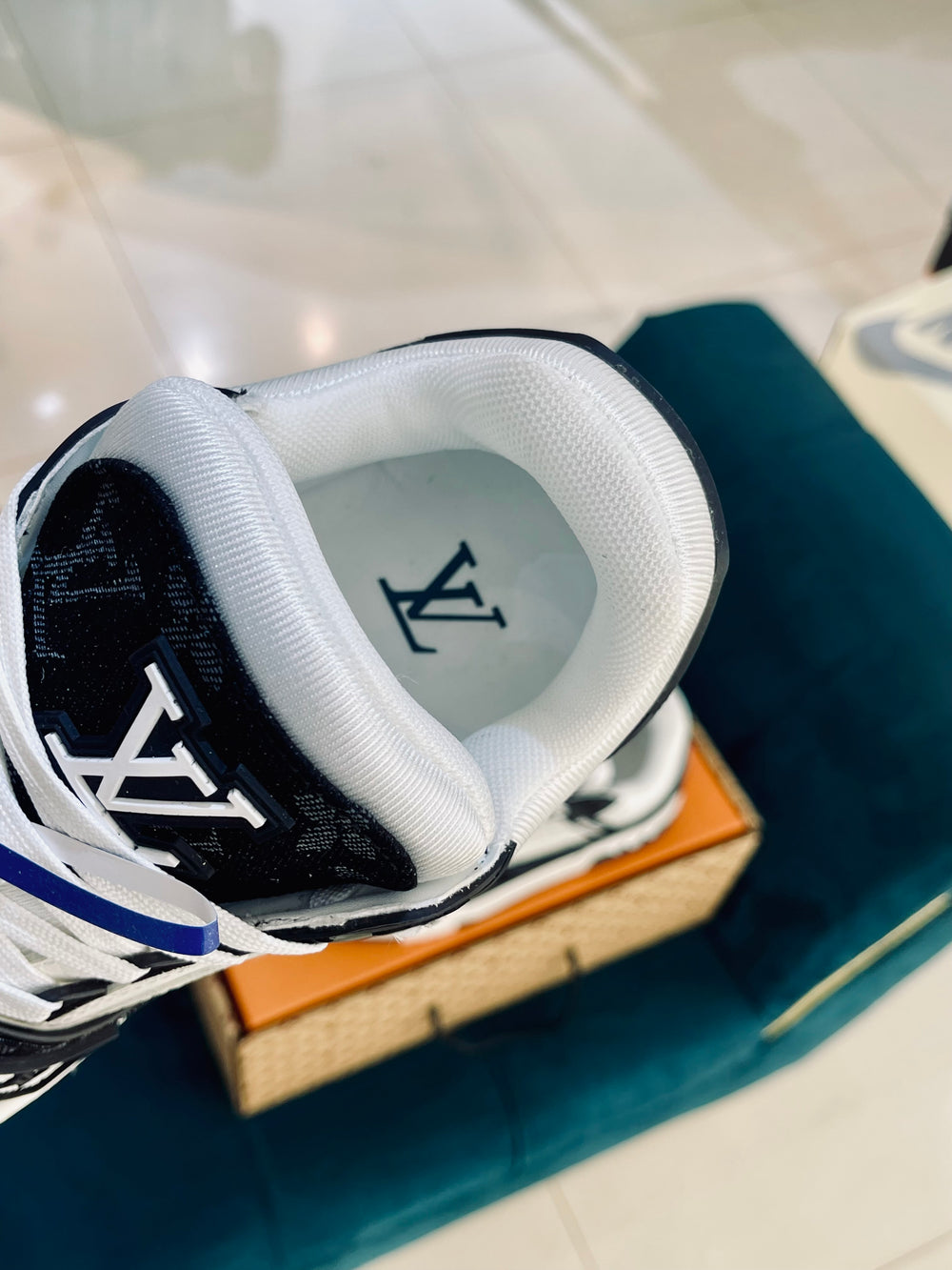 LV Trainer Black And White Monogram