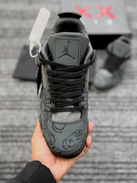 Jordan 4 Kaws Black