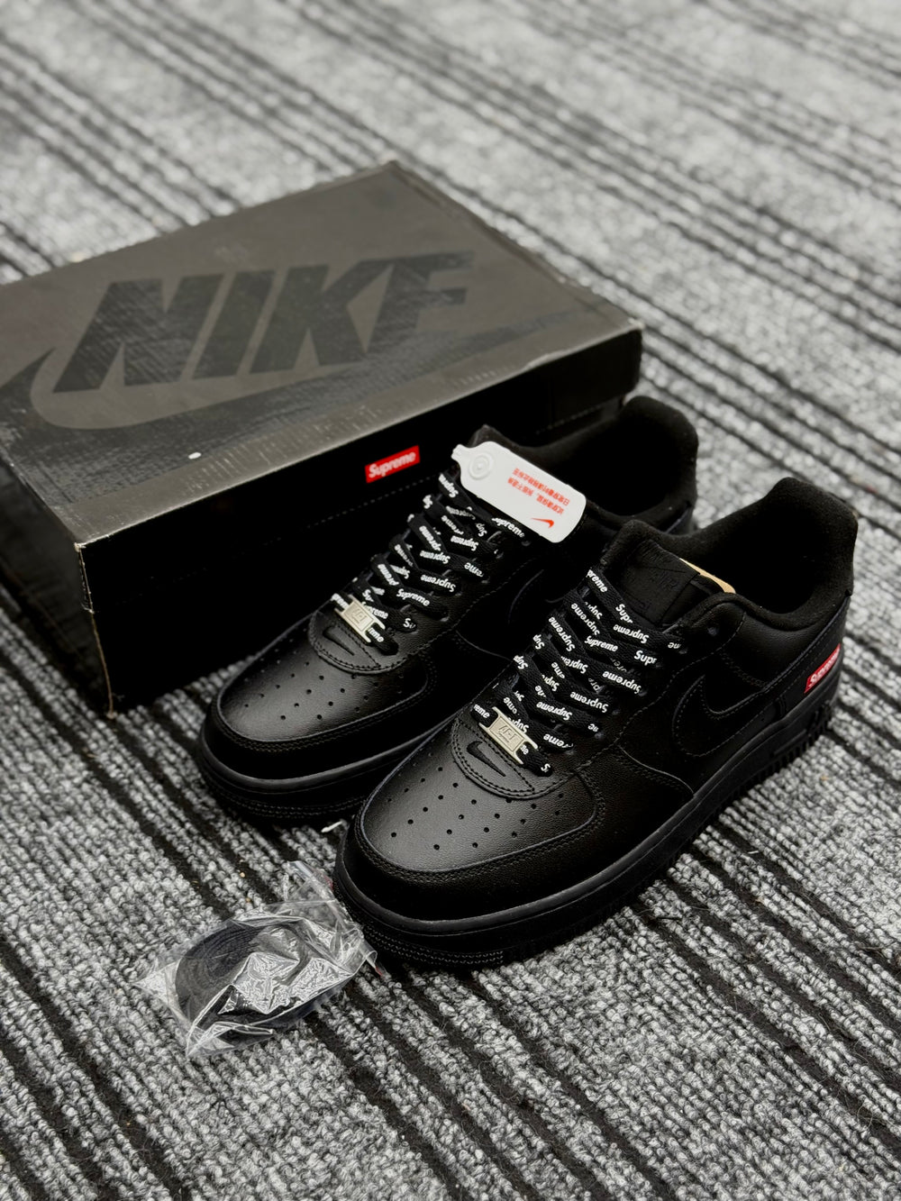 Air Force-1 Black Supreme
