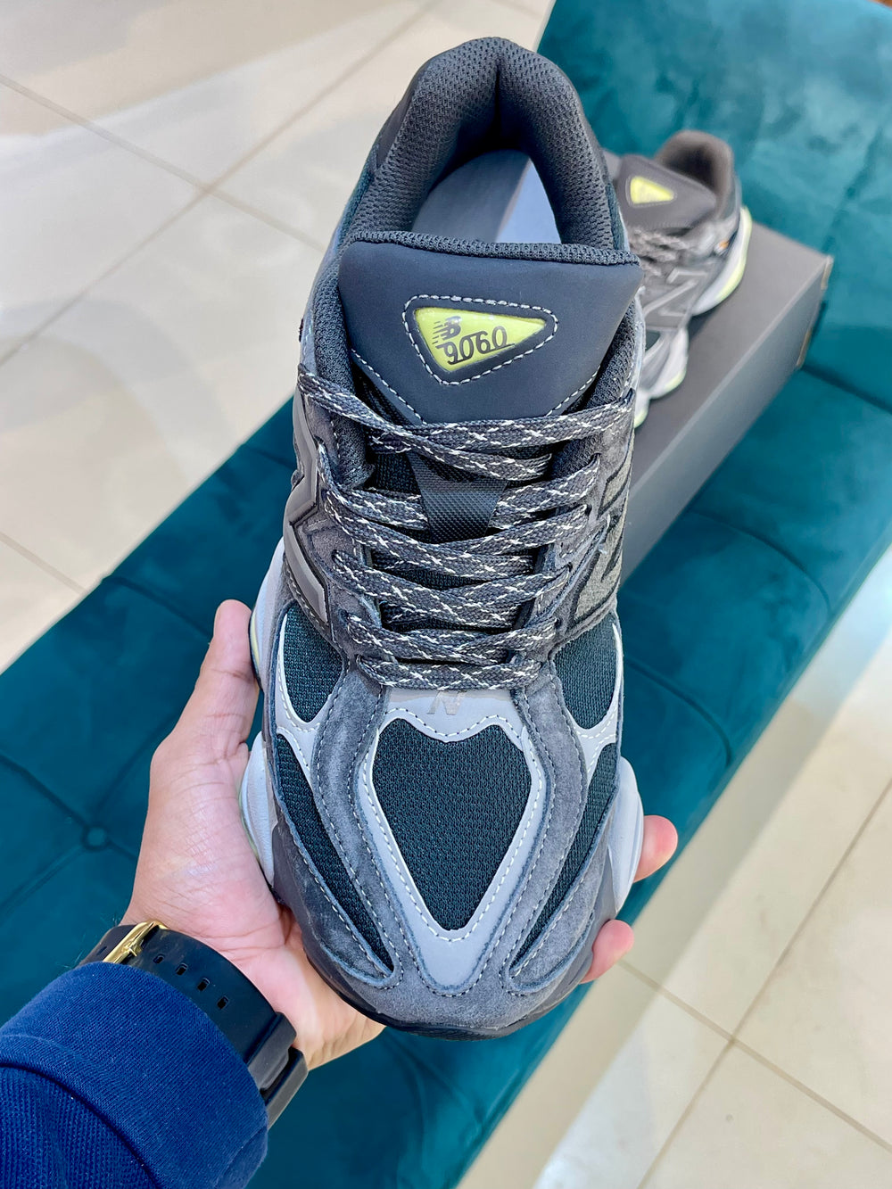 New Balance 9060 Black Cement Dry Lime