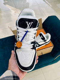 LV Trainer Black And White Monogram