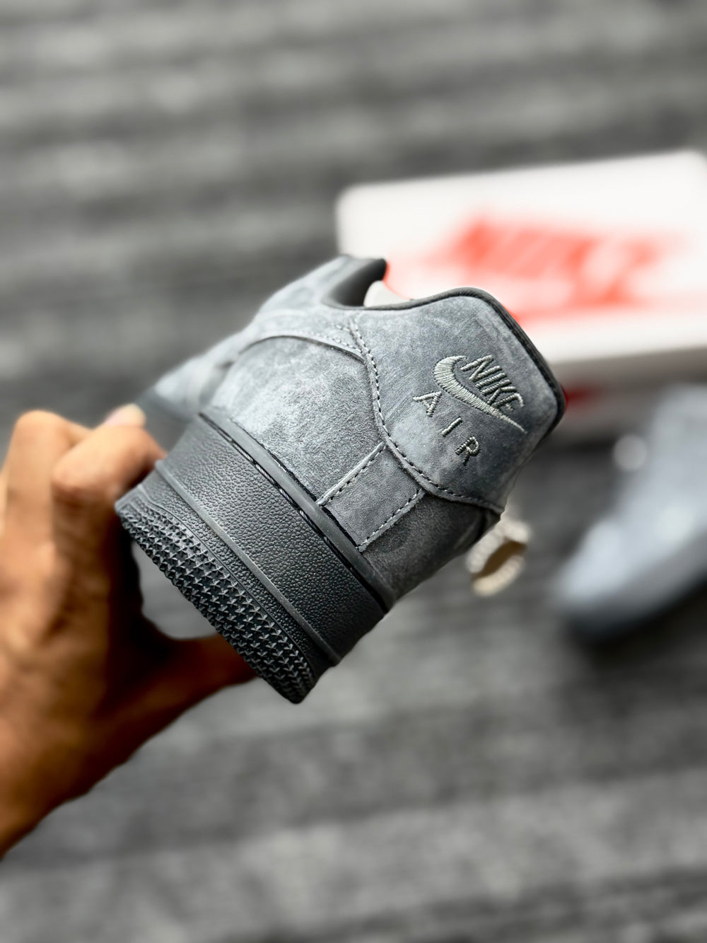 Air Force-1 Supreme Grey ash