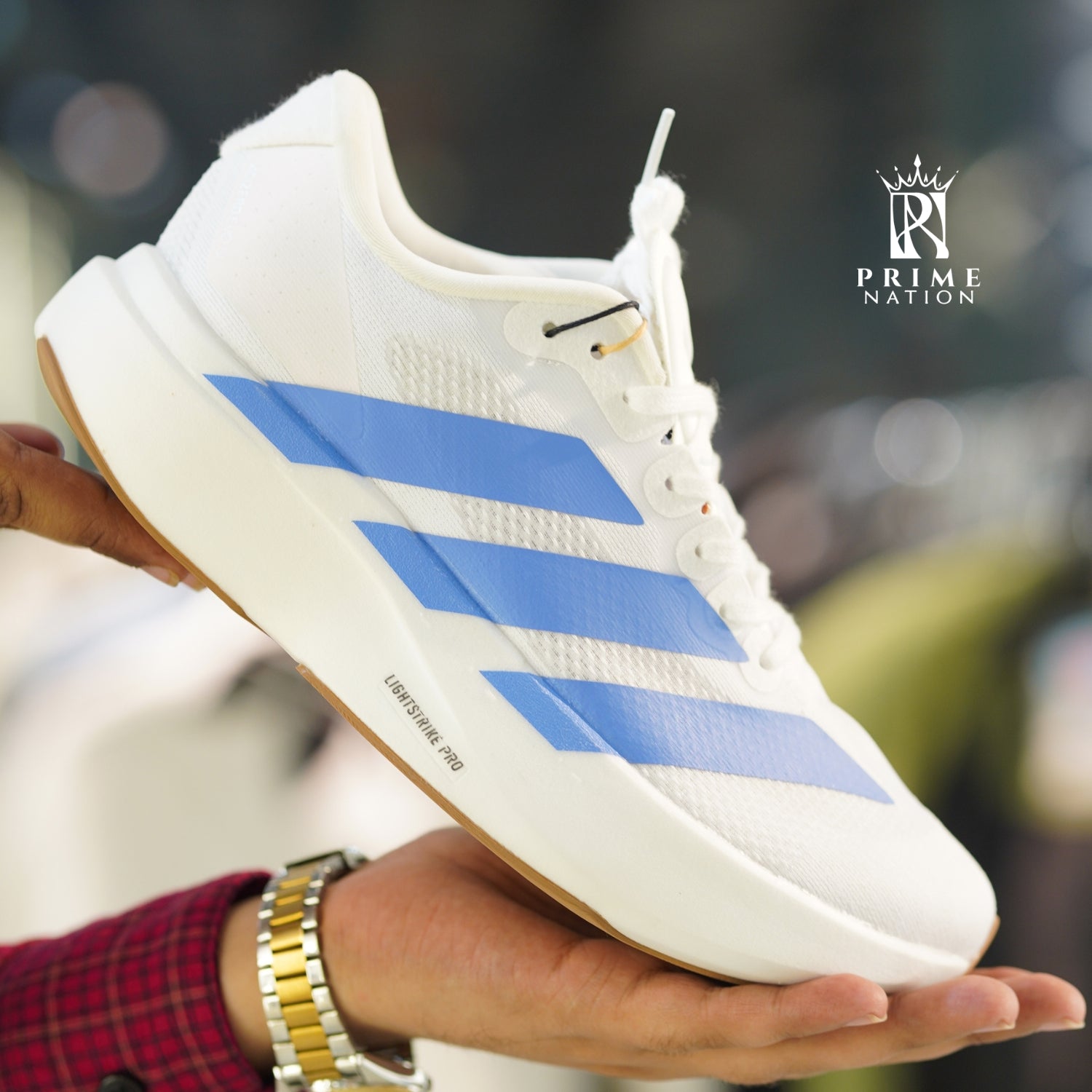Adidas Adizero White and Blue
