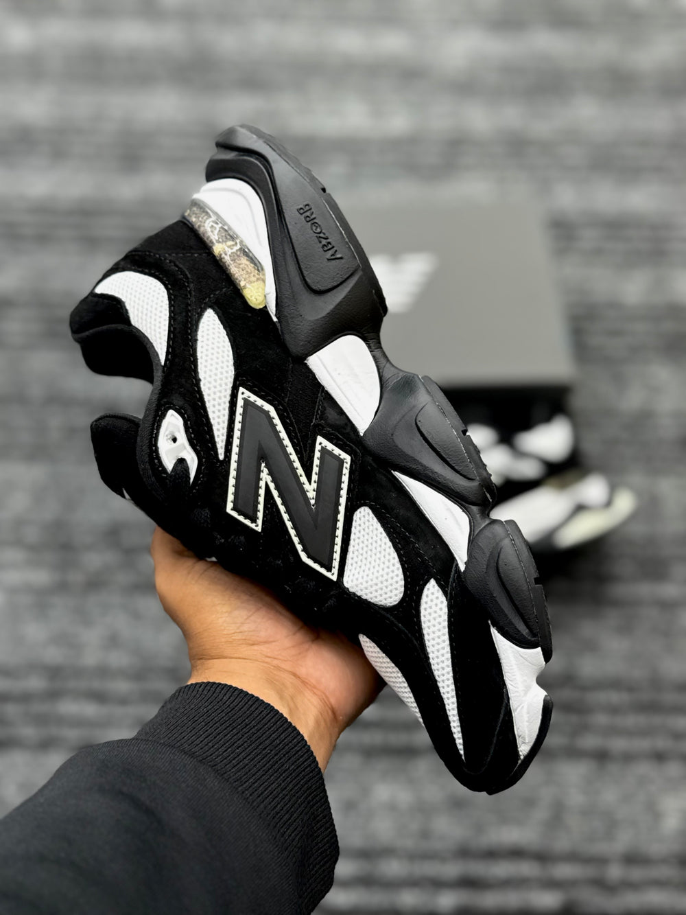 New Balance 9060 Black and White