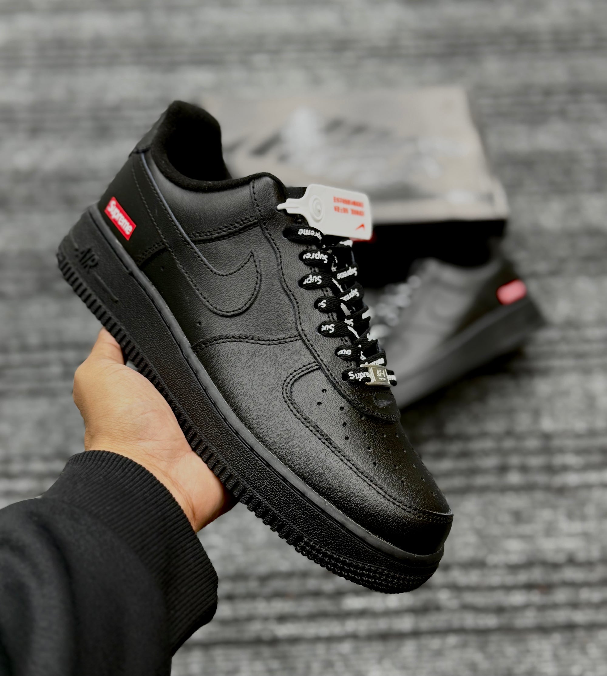 Air Force-1 Black Supreme