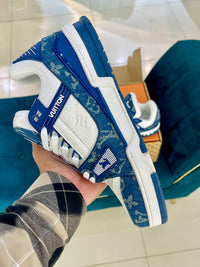 LV Trainer Blue Denim