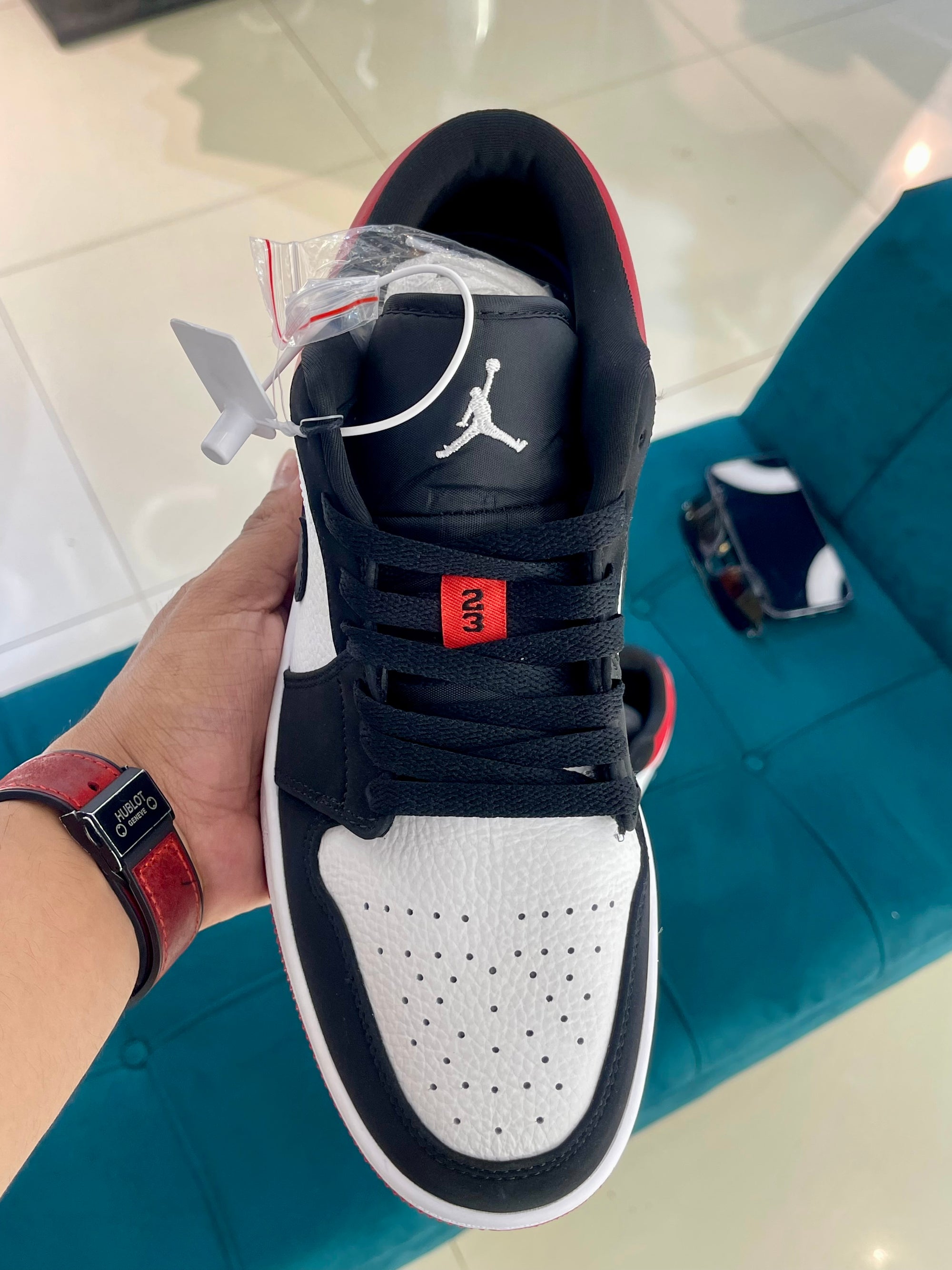 Jordan-1 Low Mystic Red