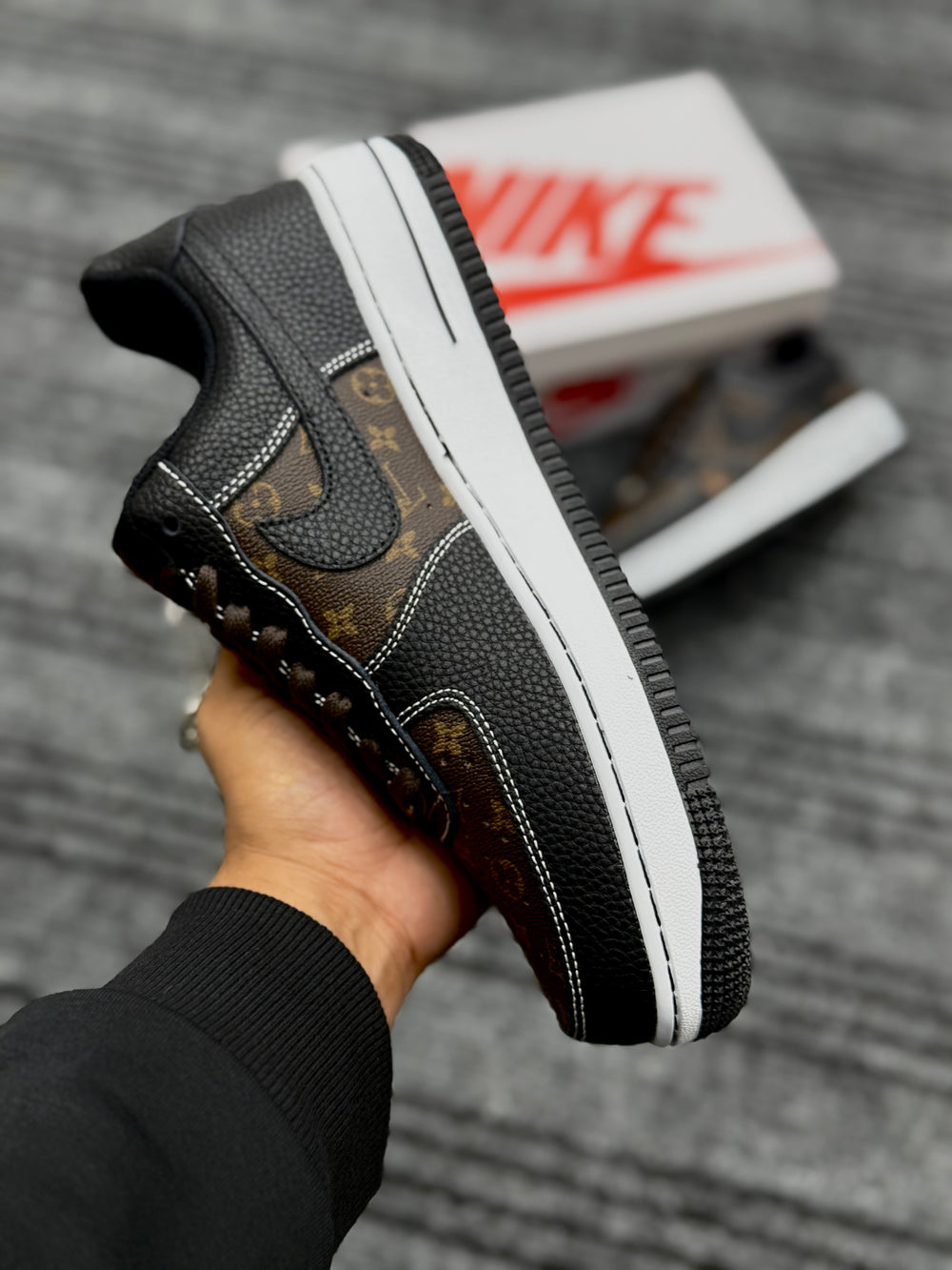 Air Force-1 LV Brown Black