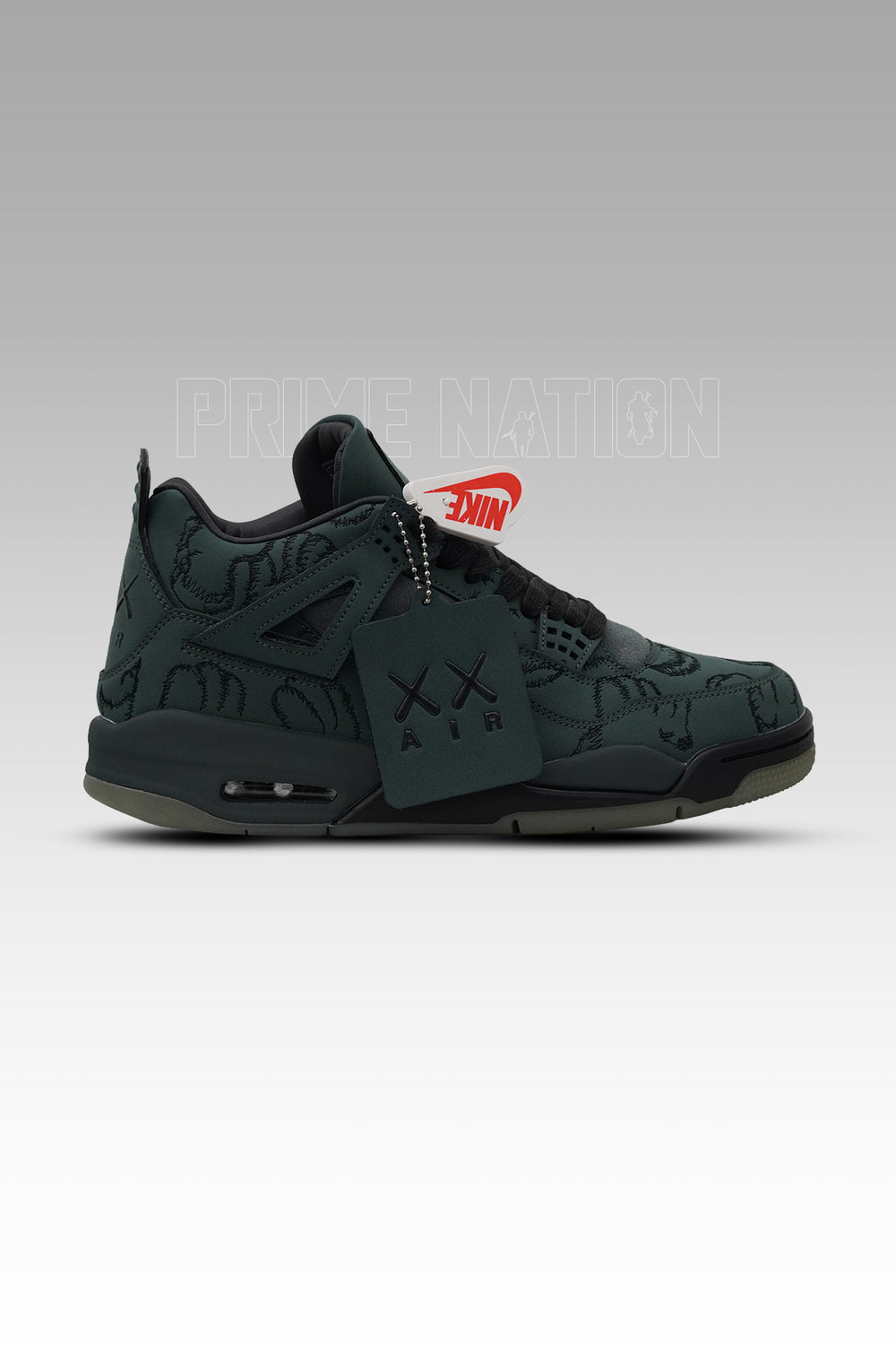 Jordan 4 Kaws Black
