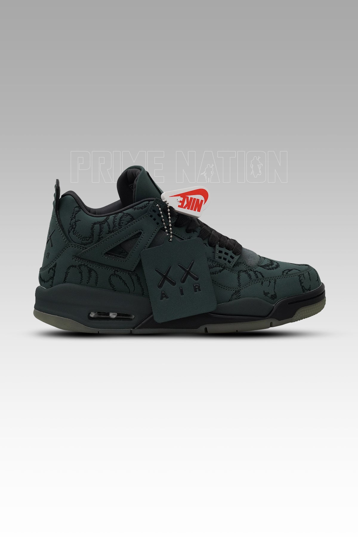 Jordan 4 Kaws Black