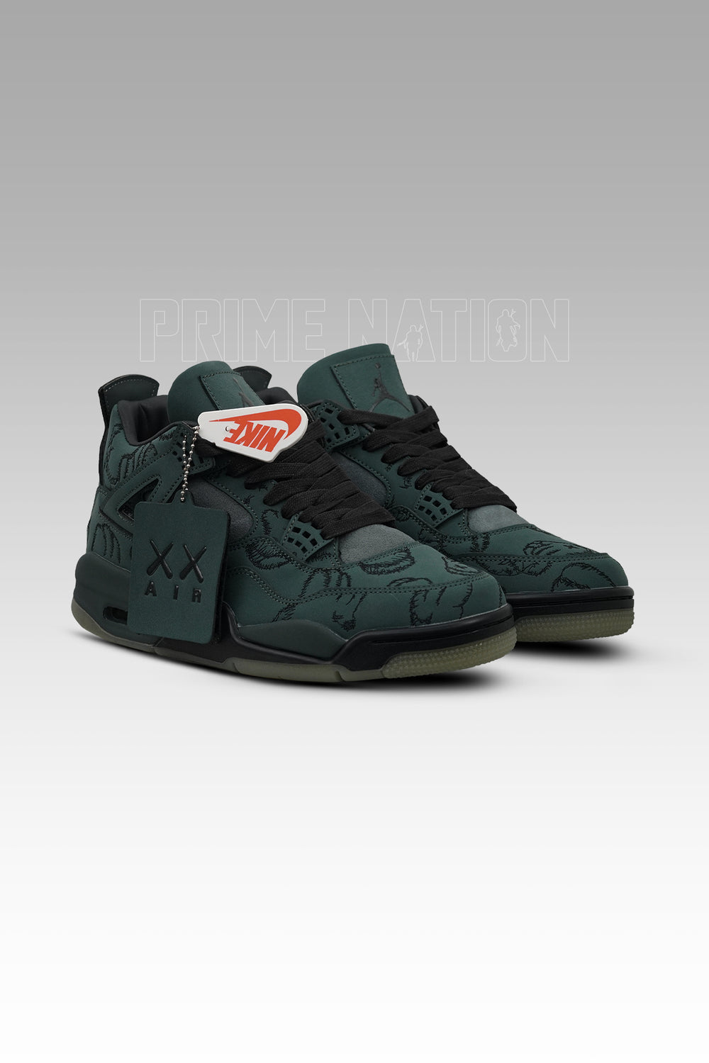 Jordan 4 Kaws Black