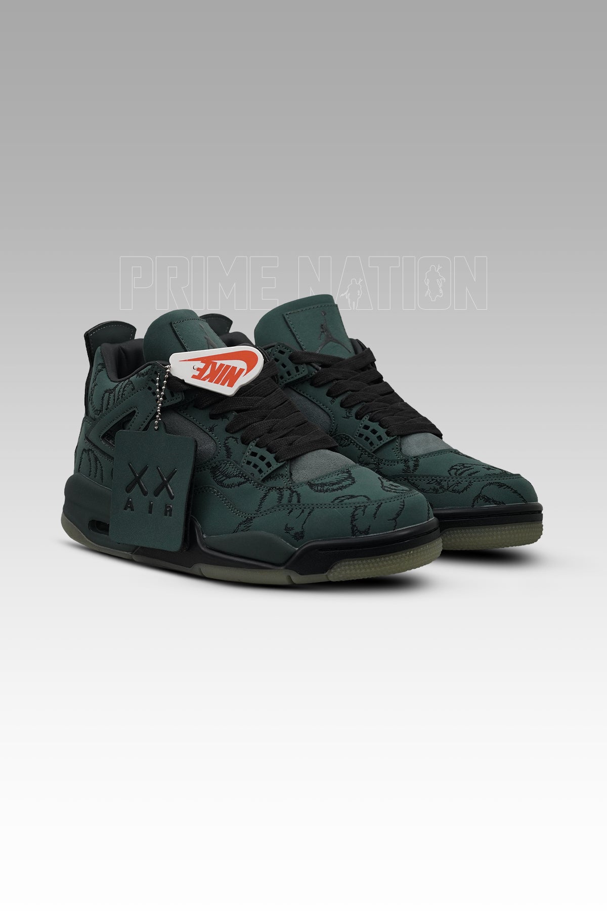 Jordan 4 Kaws Black