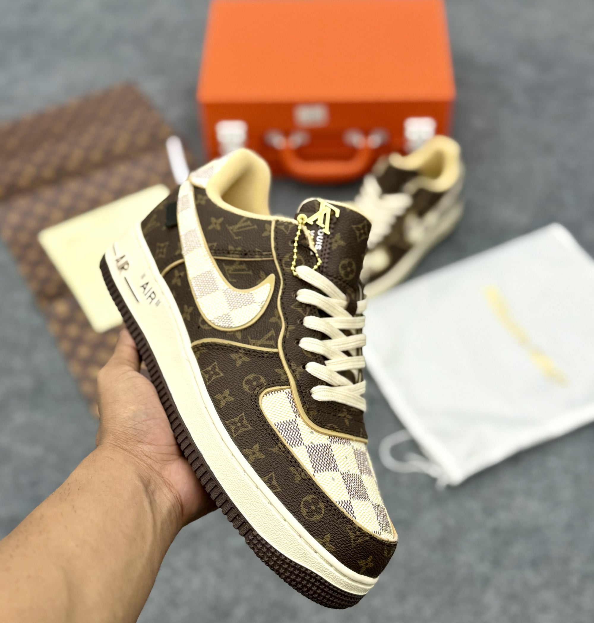 AF-1 Louis Vuitton Monogram Brown
