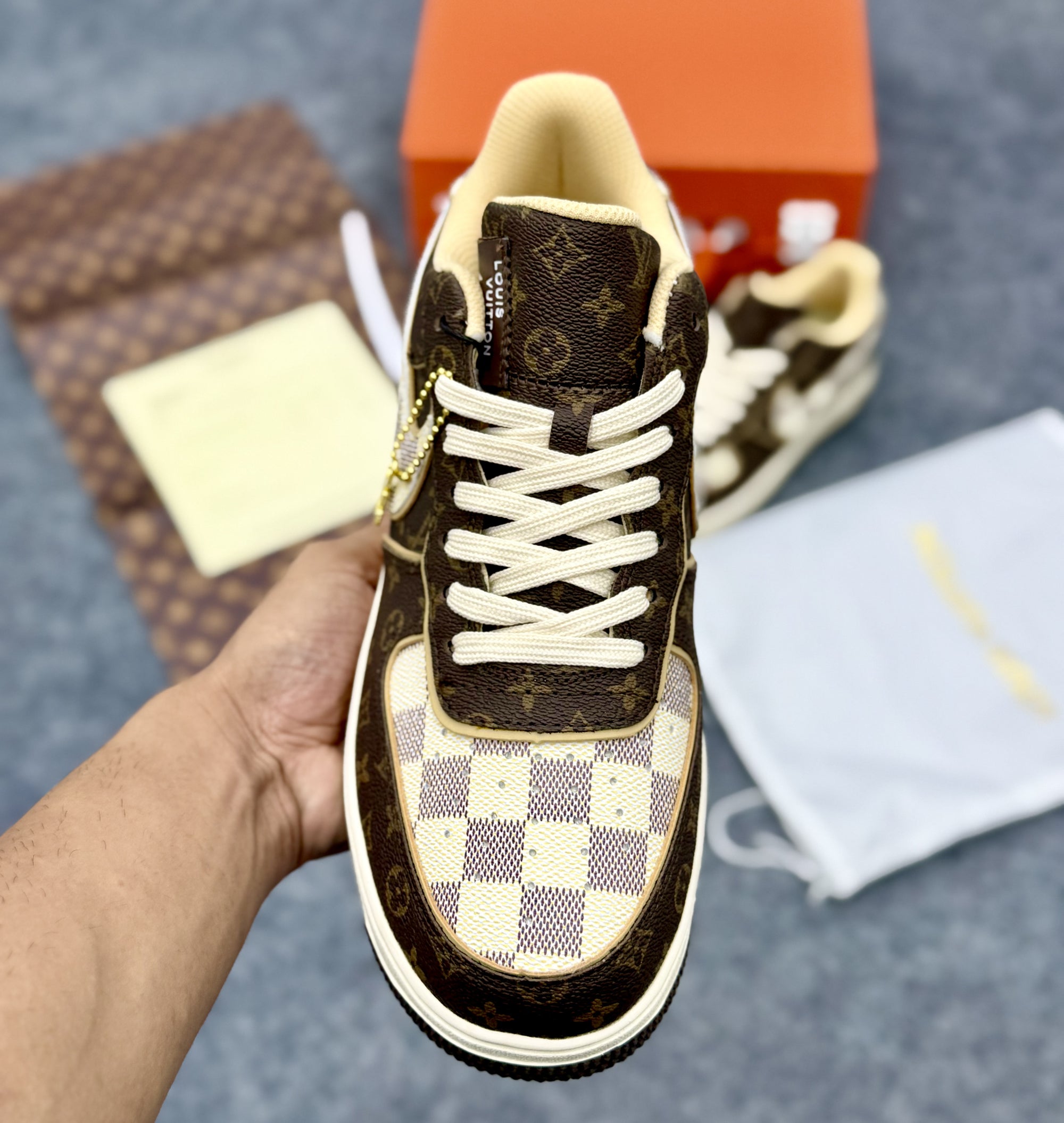 AF-1 Louis Vuitton Monogram Brown