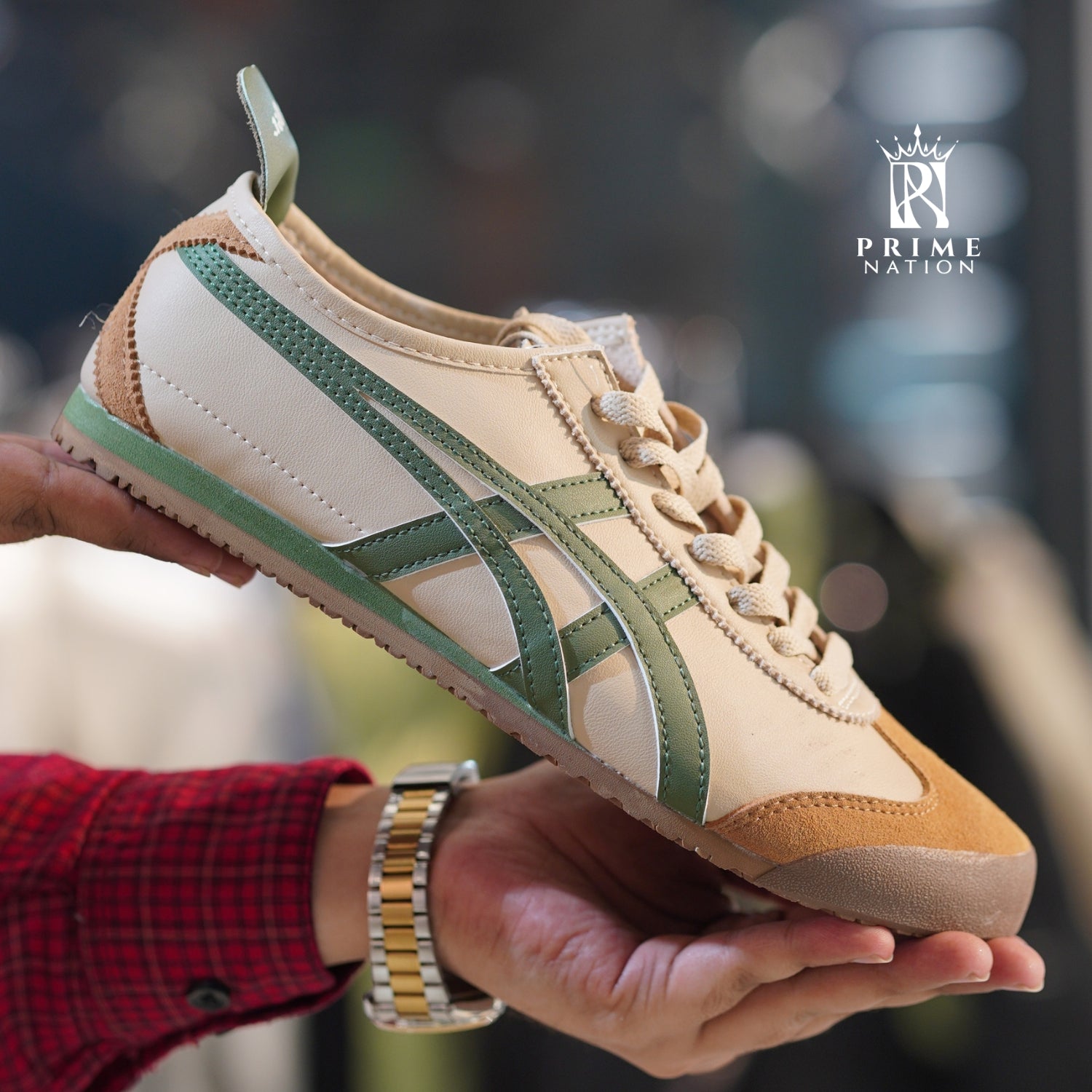 Onitsuka Tiger Beige Green